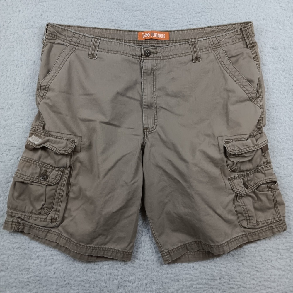 Lee Cargo Short Dungarees Mens 42 Tan Multi-Pocket Twillβ 2182952